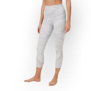 Lululemon Wunder Under Scalloped Hem High-Rise Crop 23" Legging Pant Size 2 4
